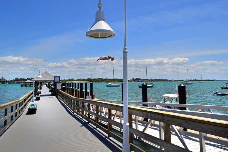 Bridge Street Pier offers Fishing, Dining, Parasailing...