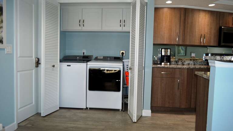 Laundry Area Right off the Kitchen