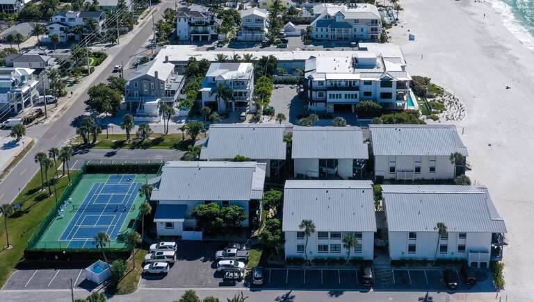 Assigned Parking and Trolley stop  at street