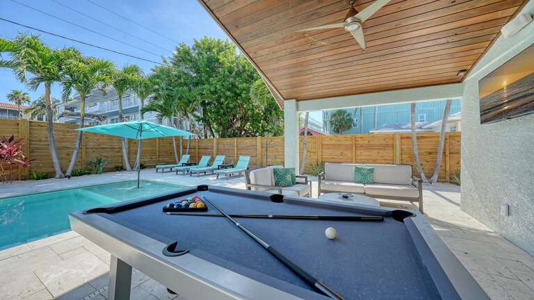 Billiards by the pool