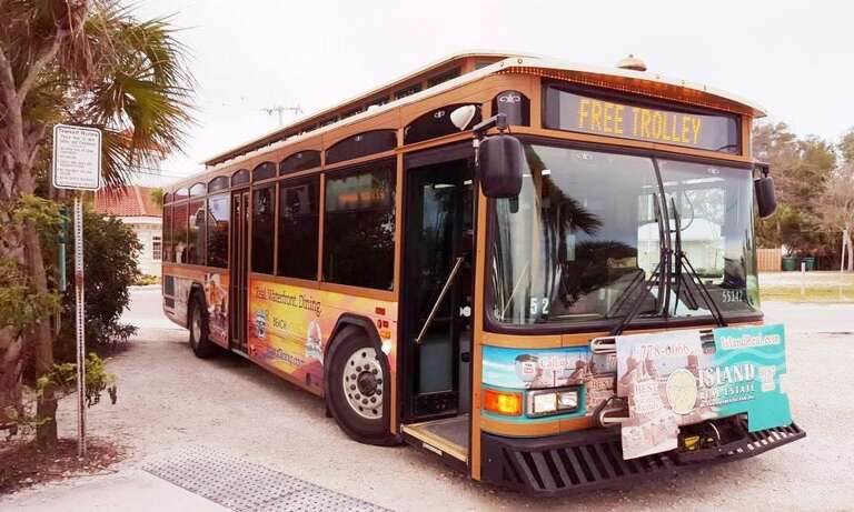 Free Trolley Runs from 6 am to 10 pm.