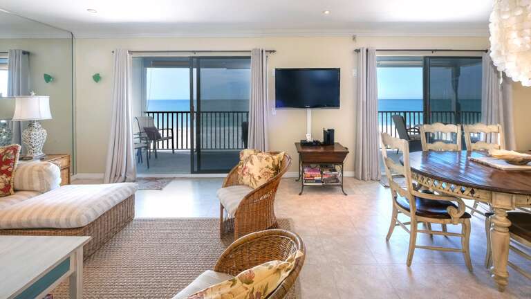 Beach View from Most Living Space