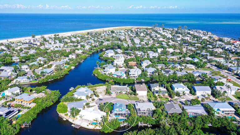 View to Beach or kayak route