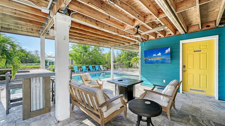 Retreat to the pool oasis