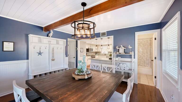 Main level Bath or right of Kitchen