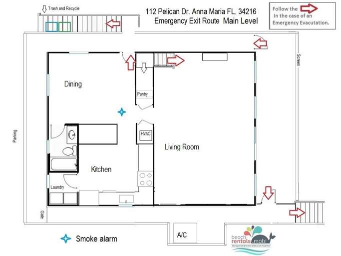 Main level Floor plan