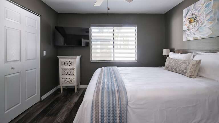 Private TV and Spacious Closet