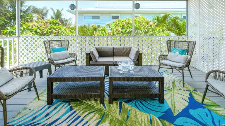 Walk out to screened balcony