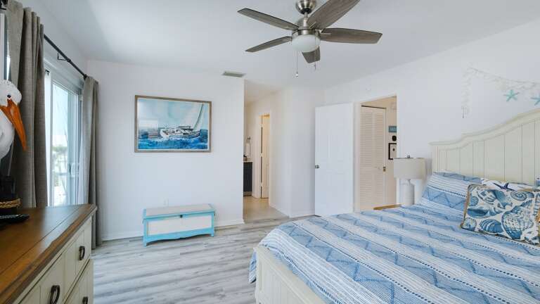 Ensuite bathroom and walk-in closet