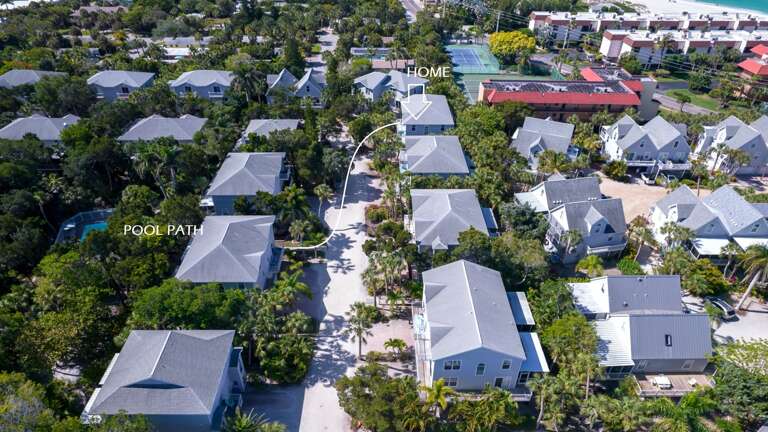 Two Houses Away from the Pool Path