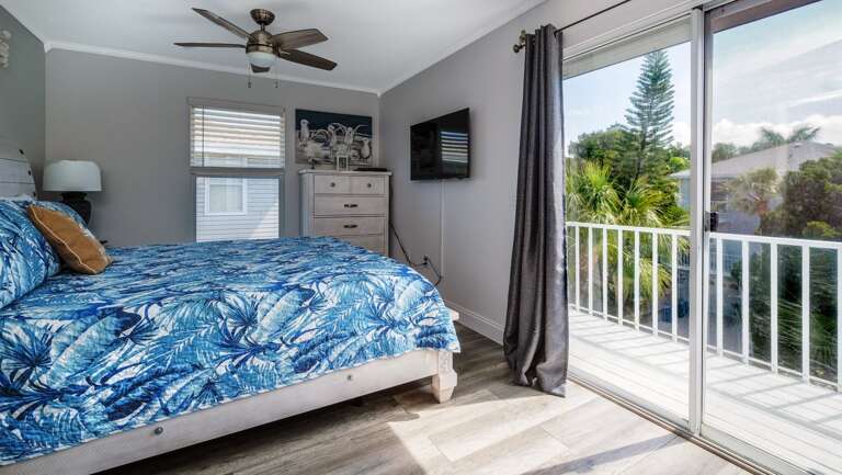 Smart TV and Balcony Access