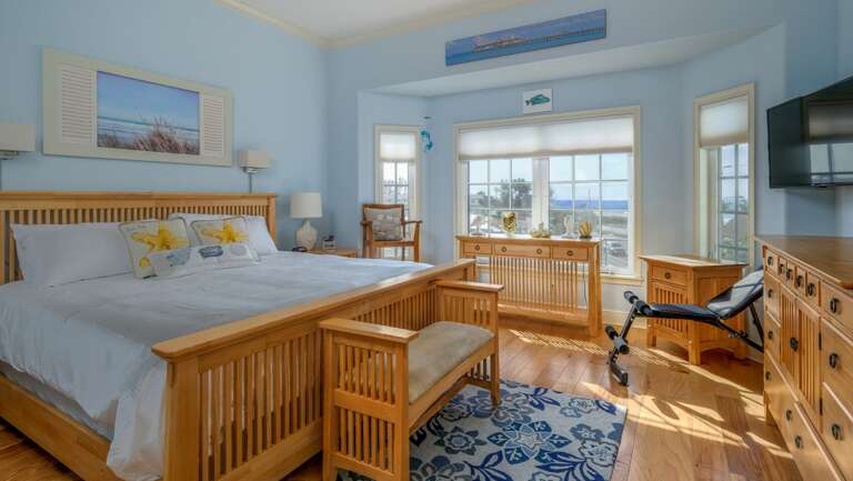 The Primary Bedroom with King Bed The Primary Bedroom with King Bed