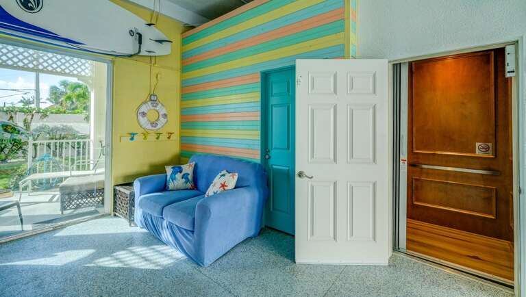 Garage Access to the Elevator to the Main Level