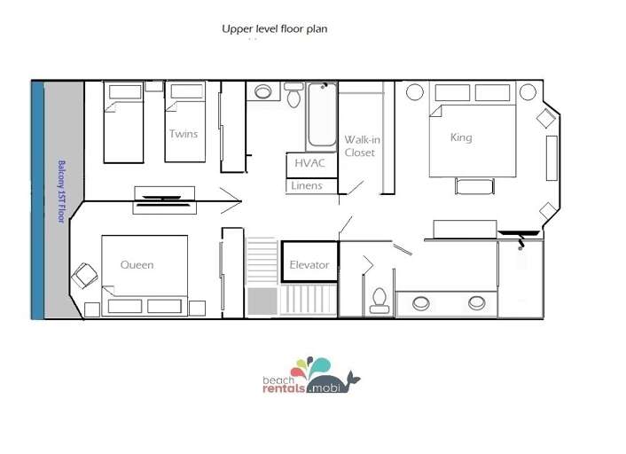 Upper Level Floor Plan Upper Level Floor Plan