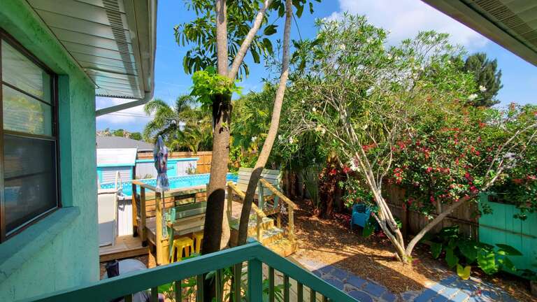 Exit from Twin Room to Back Yard