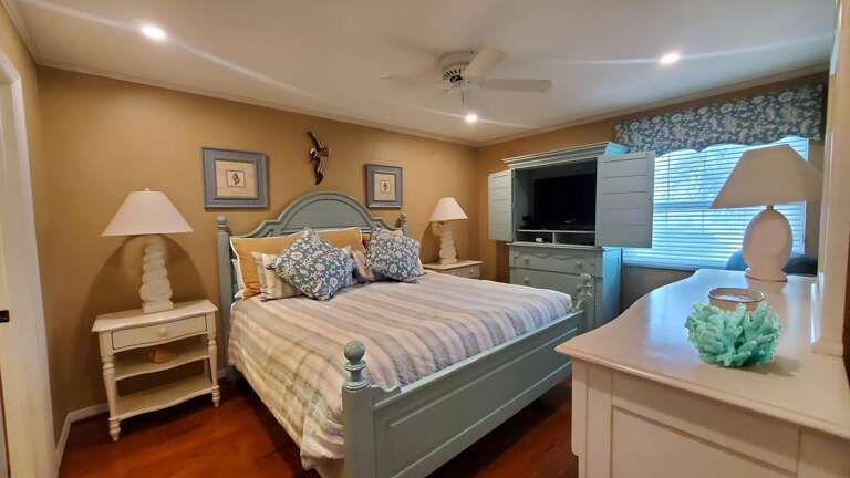 Enjoy TV from King Bed