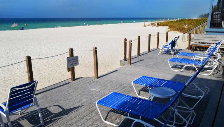 The Private Sun Deck is Perfect for Tanning/Lounging