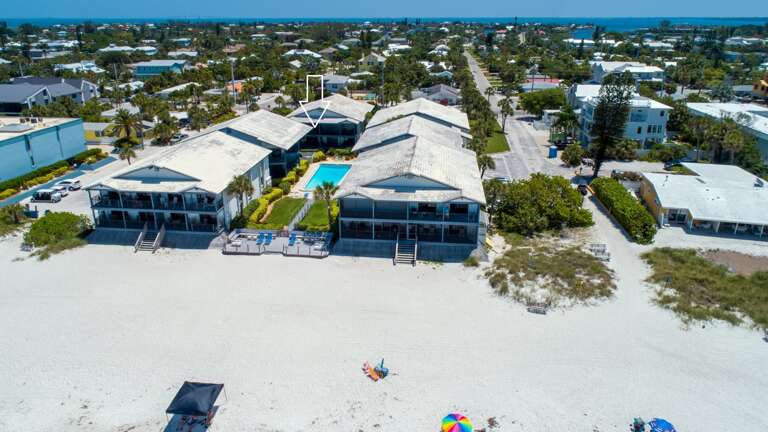 View from the Beach of Gulf Place Complex