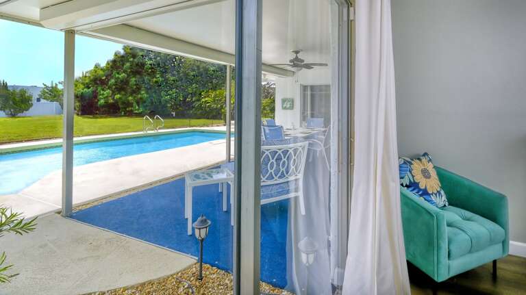 Step out for a swim or refreshments by the pool