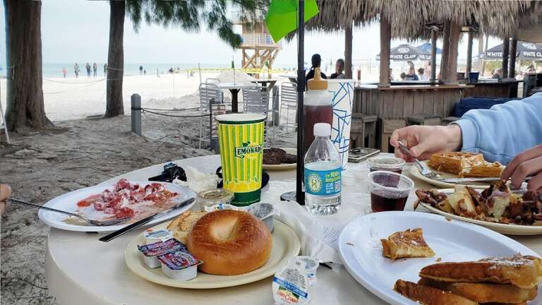 Enjoy Beach Cafe Breakfast