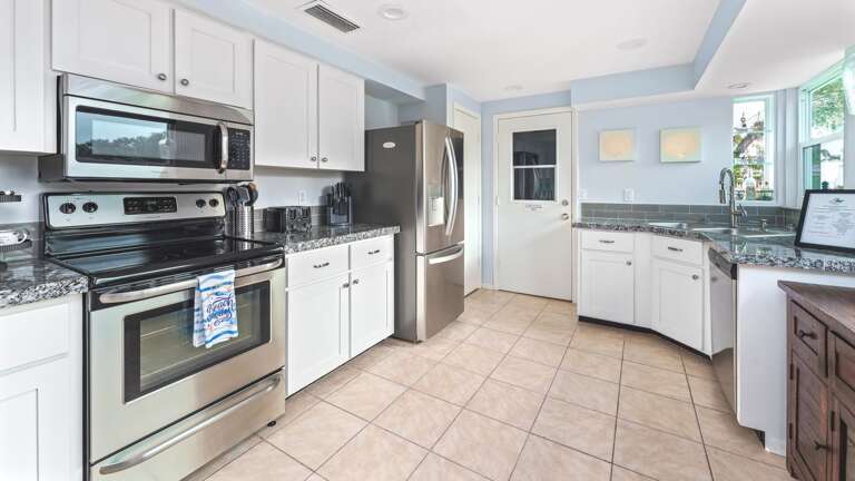 Nicely appointed for easy meal prep