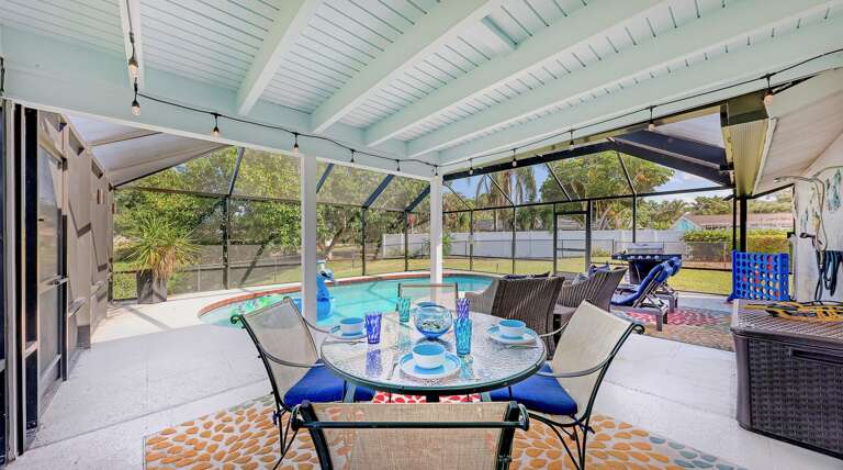 Dine on the covered patio