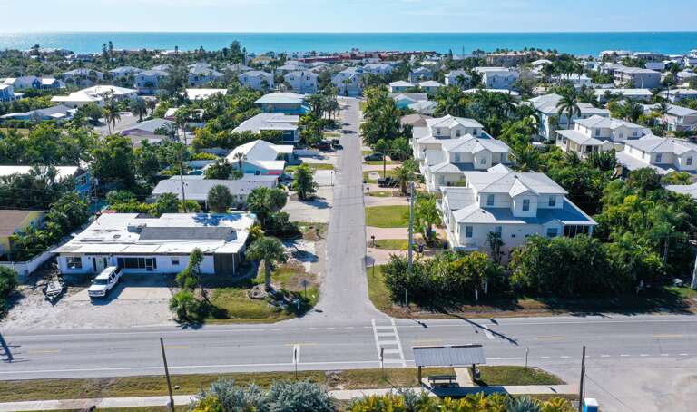 Cross walks for safety At Trolley stop