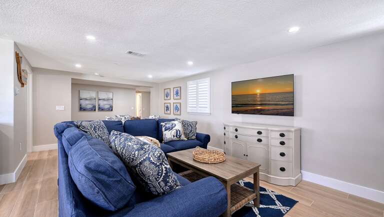 Sectional seating for TV viewing