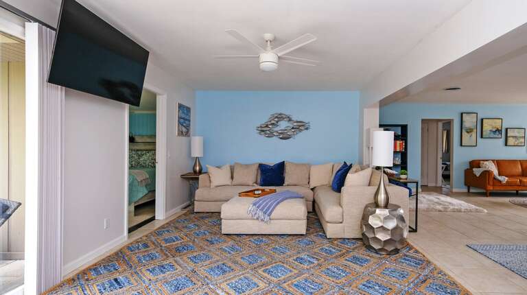 Sectional Seating in Rear Living Area