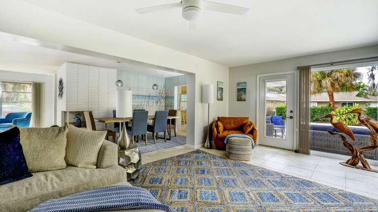 Each Room Opens to the Main Living Area