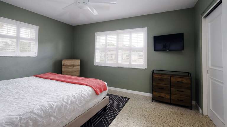 King Sized Bed in Third Bedroom