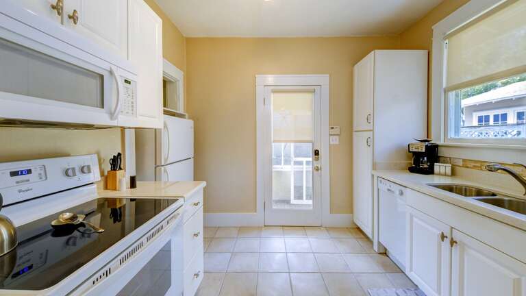 Kitchen Equipped with Appliances and Natural Light