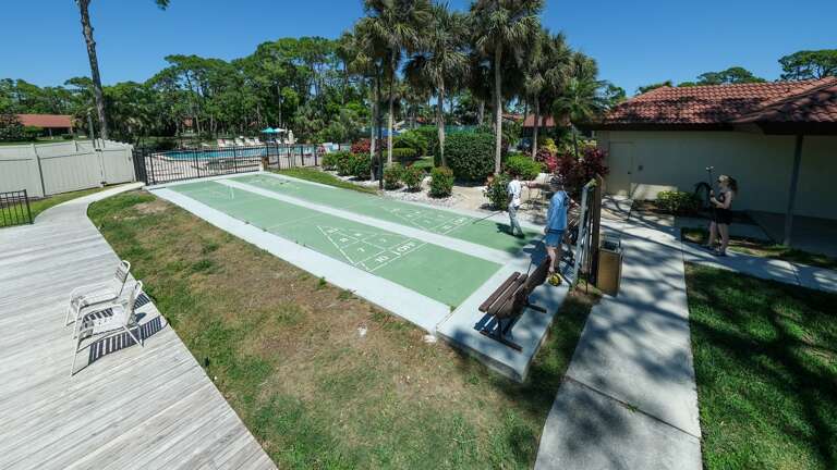 Shuffle Board and Sun Deck