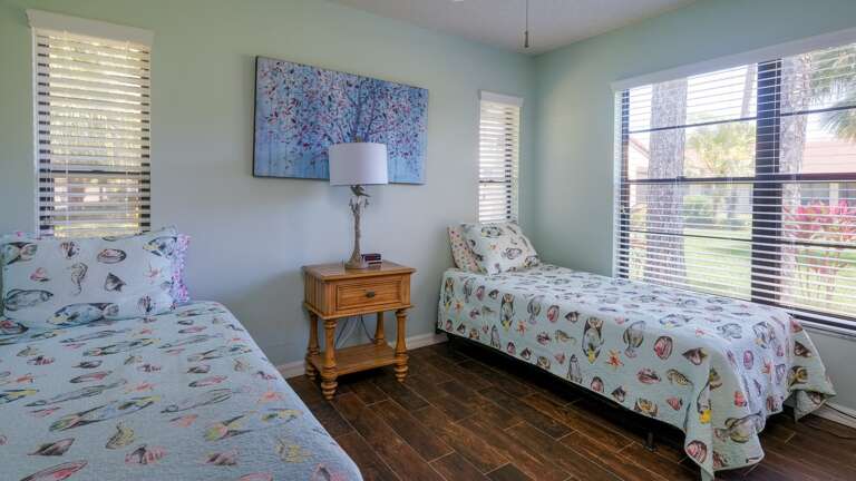 Second Bedroom has Two Twin Beds