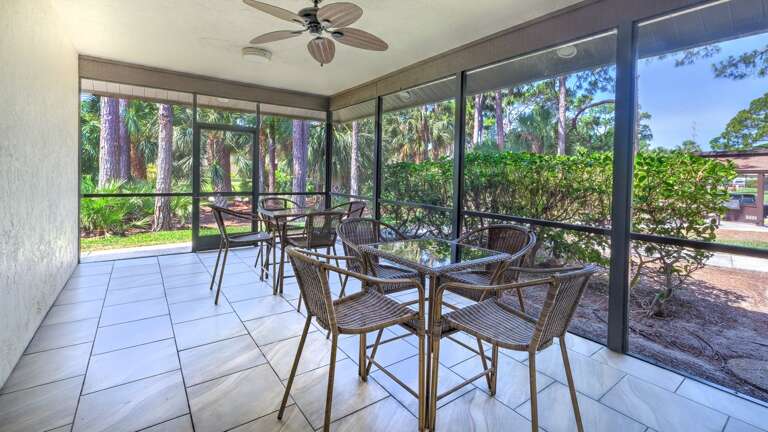 Screened-In Porch Near the Grills