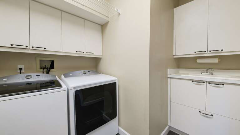 High Efficiency Laundry Room with Sink High Efficiency Laundry Room with Sink