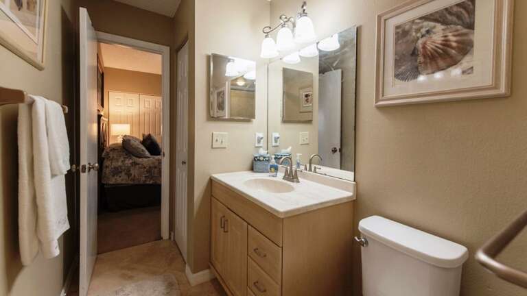 Bathroom with Linen Closet Storage