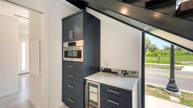 All of the Modern Conveniences including a Wine Fridge