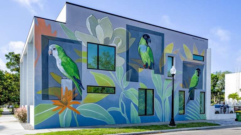 Truman Adams Mural makes it easy to know you're home