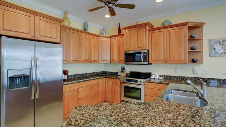 Nicely appointed kitchen