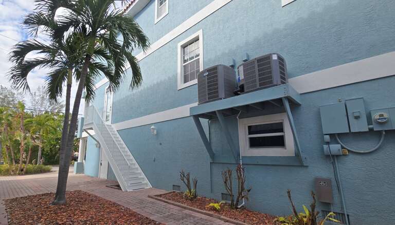 Stairwell to Courtyard