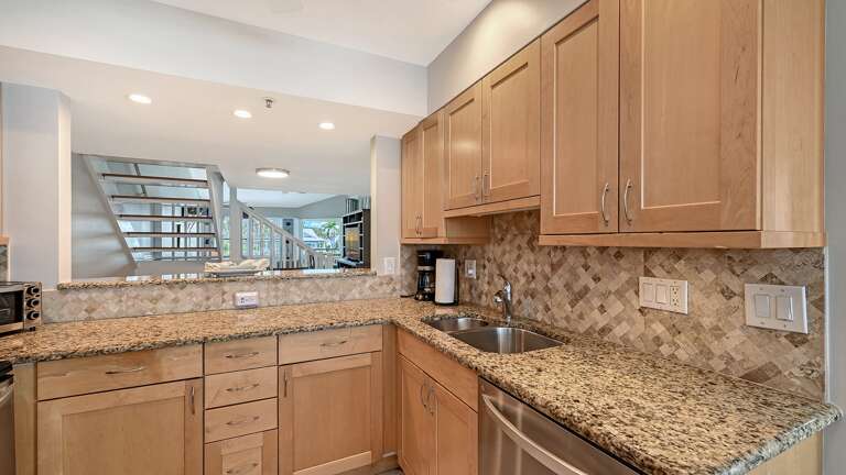 Plenty of Prep Space and Cabinet Space