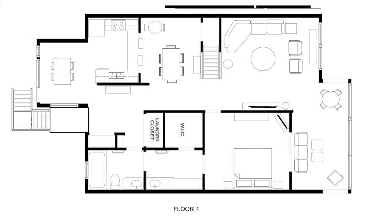 Main Level Floor Plan