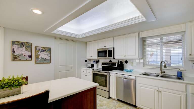 Skylight lets in Natural Light