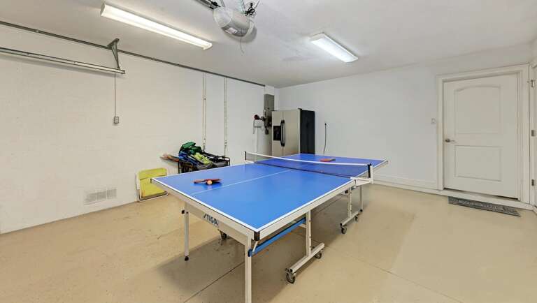 Ping Pong and Extra Fridge in Garage
