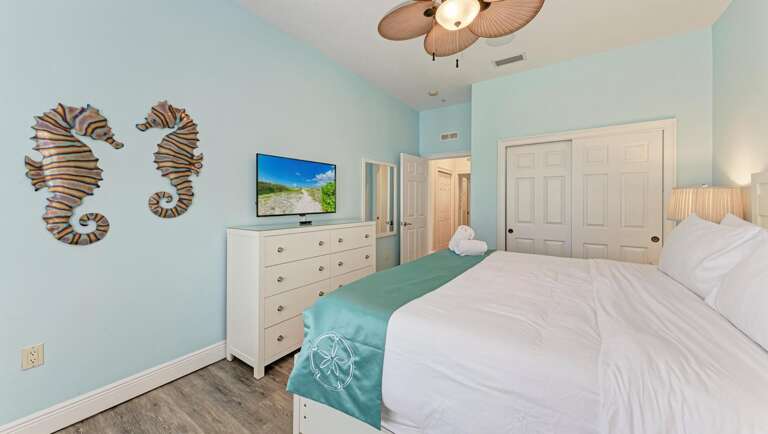 Mounted  TV