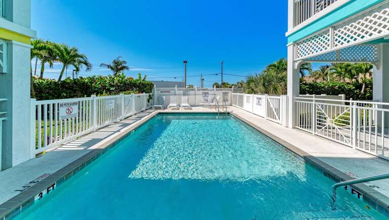 Community Pool with Loungers