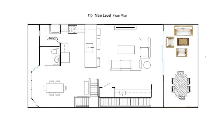 Main Level Floor Plan