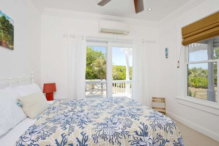 First floor bedroom with full size bed First floor bedroom with full size bed