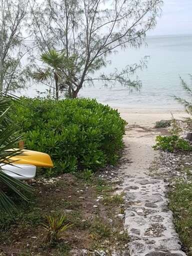 Path to our beach. Kayaks available for use by our guests Path to our beach. Kayaks available for use by our guests